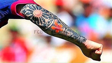 tatuaje de messi brazo|leo messi tattoos.